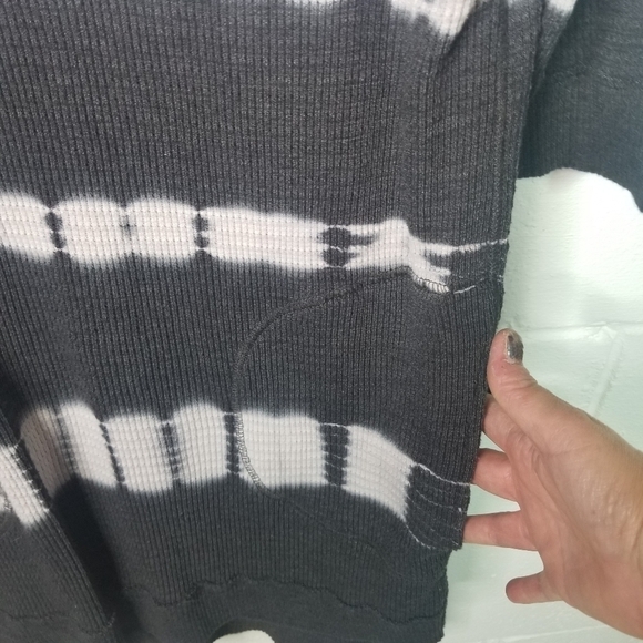 Free People gray canyon tie dye tunic thermal - Picture 8 of 11